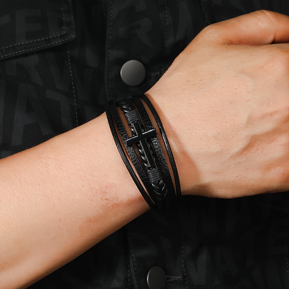 Spiritual Leather Bracelet - For the Modern Man