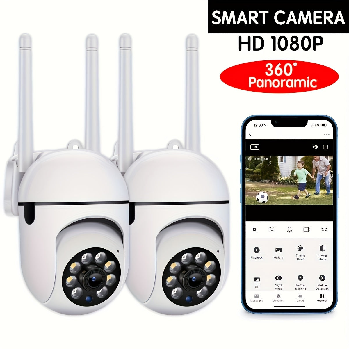 Smart Wireless Security Camera - For Optimal Home Security