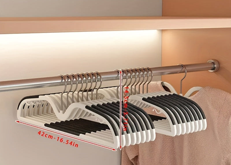 Space-Saving Short Neck Hanger – Non-Slip and Rotating