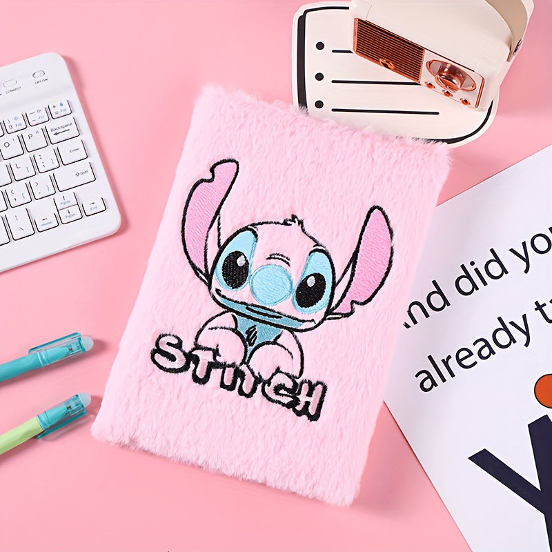 Stitch Plush Diary – Kawaii Cartoon Notebook for Adults and Children