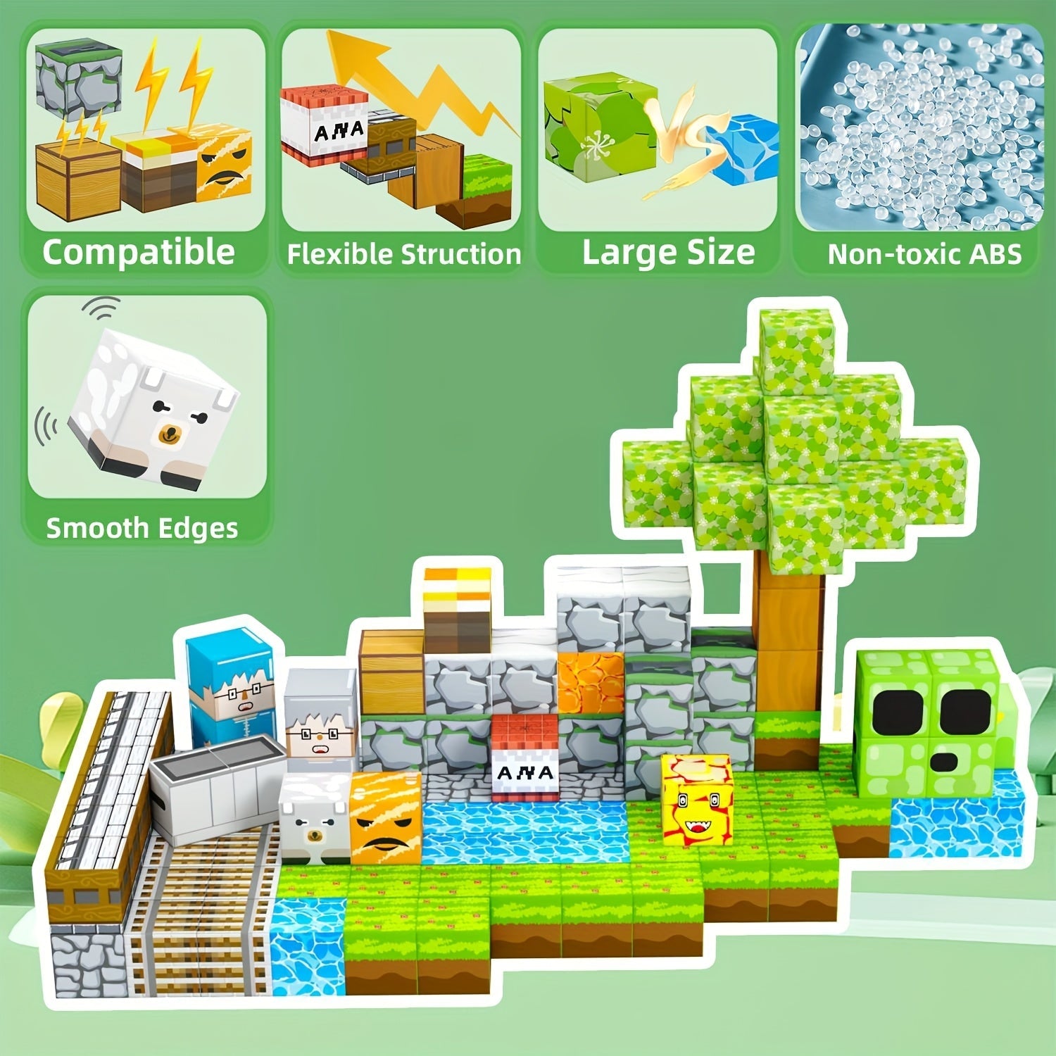 Magnetic Builder Set - Creative and Educational Building for Children