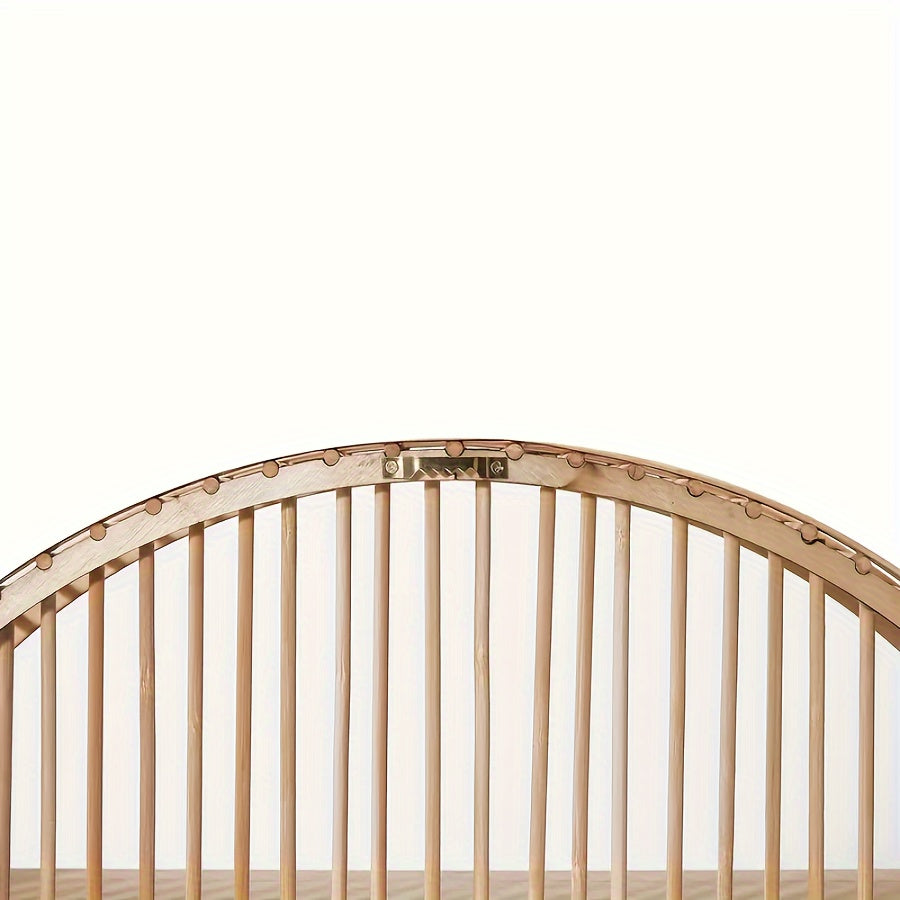 Handmade Bamboo Wall Shelf - Unique Round Design for Stylish Storage