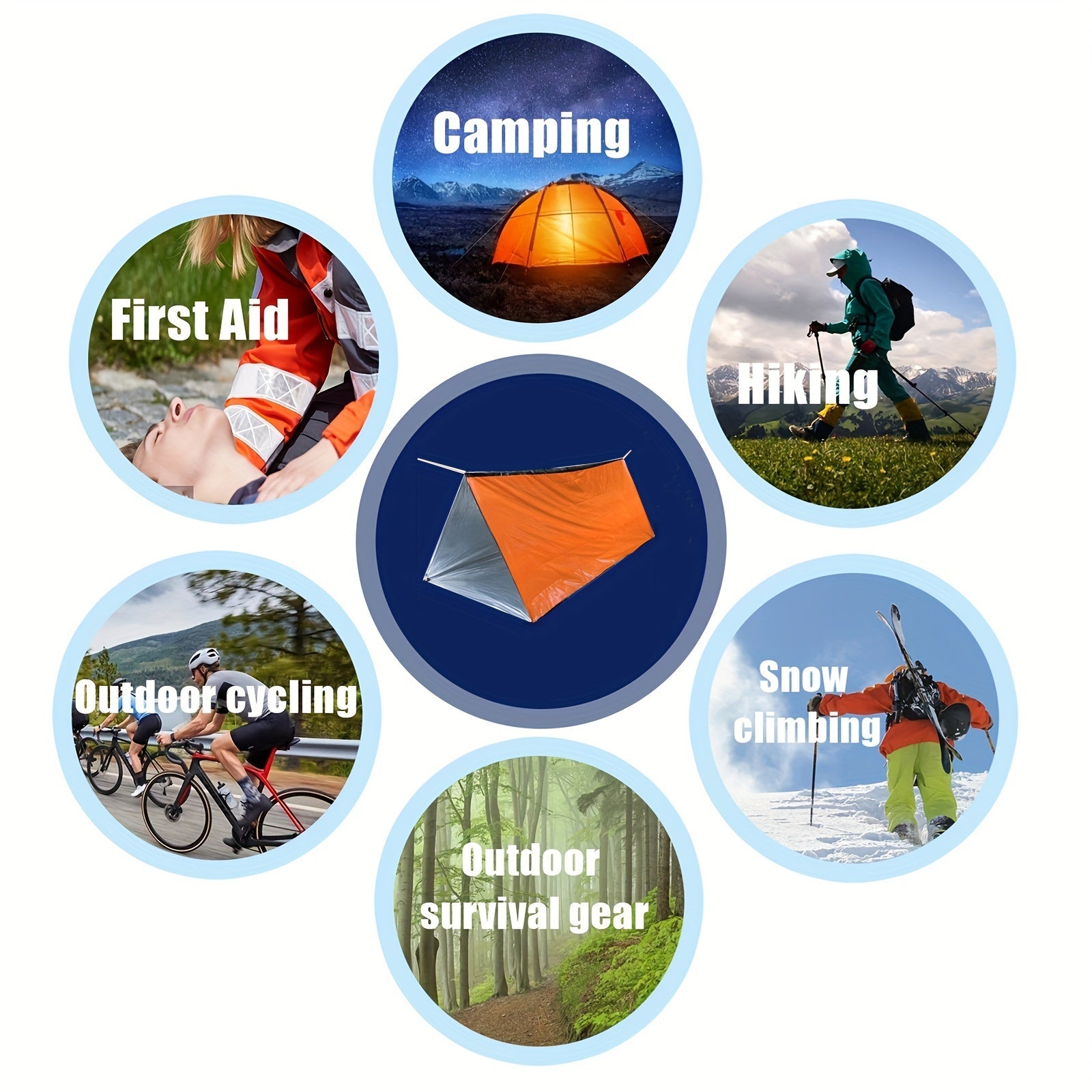 Survivor Emergency Tent - Waterproof Emergency Shelter for 2 People