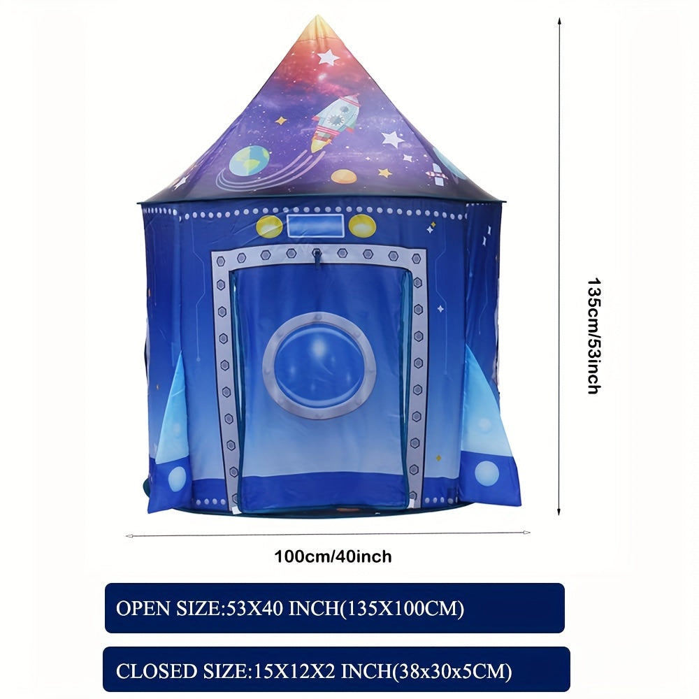 Galaxy Explorer Pop-up Play Tent - Space Theme for Outdoors and Indoors