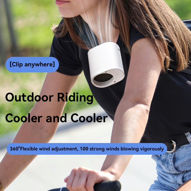 BreezeClip Mini Fan – Powerful Cooling, Anywhere and Anytime