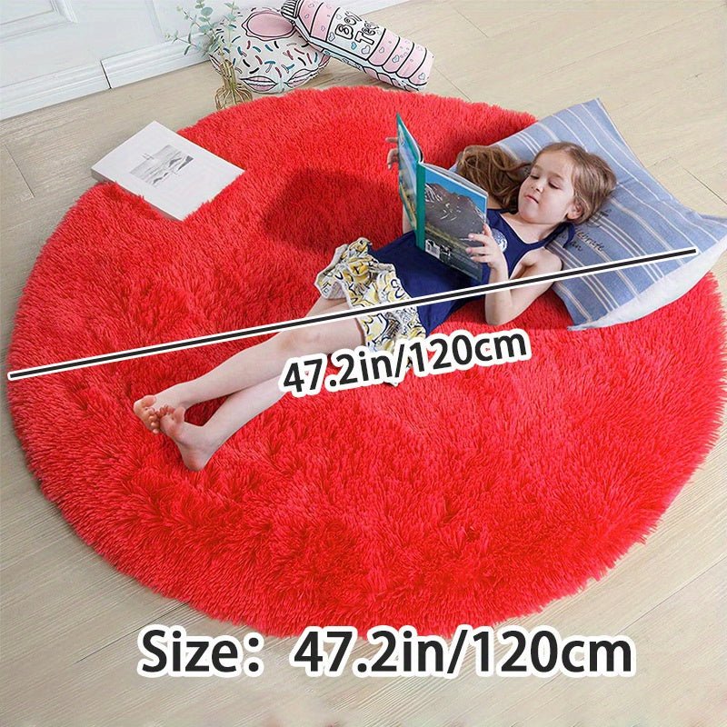 Round Fluffy Rug - Clouda
