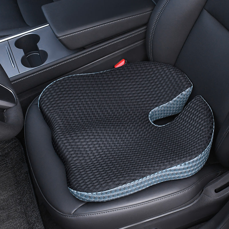 Ergonomic Triangular Car Seat Cushion – Memory Foam Support