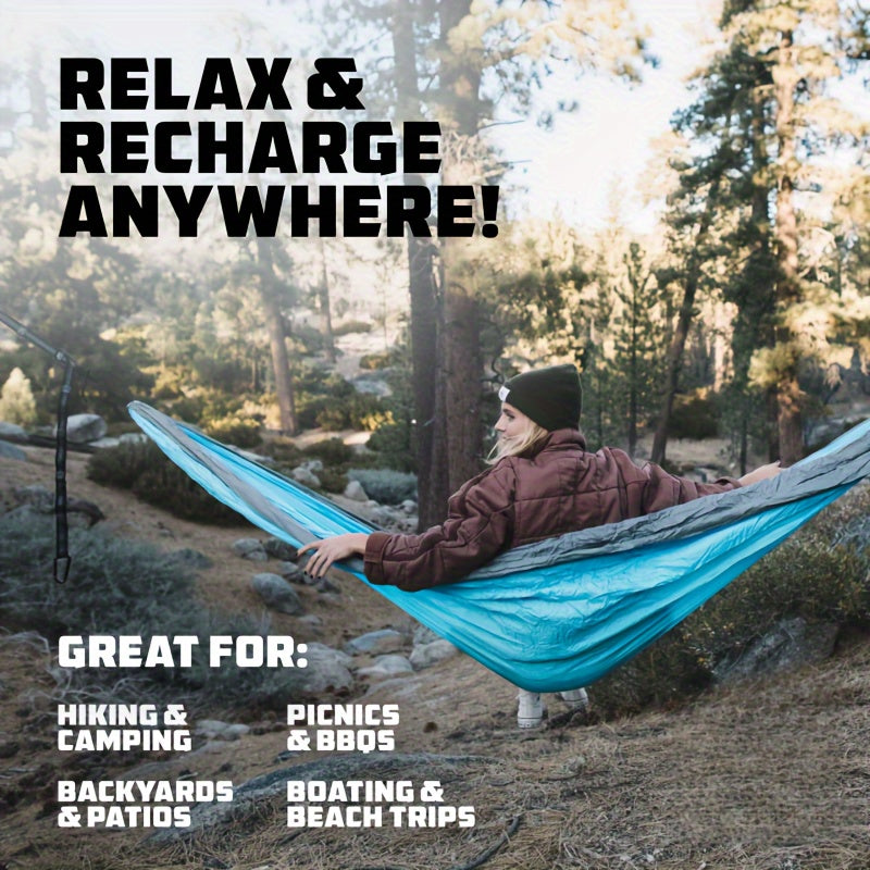 Outdoor Nylon Hammock – Flexible and Lightweight for Any Adventure