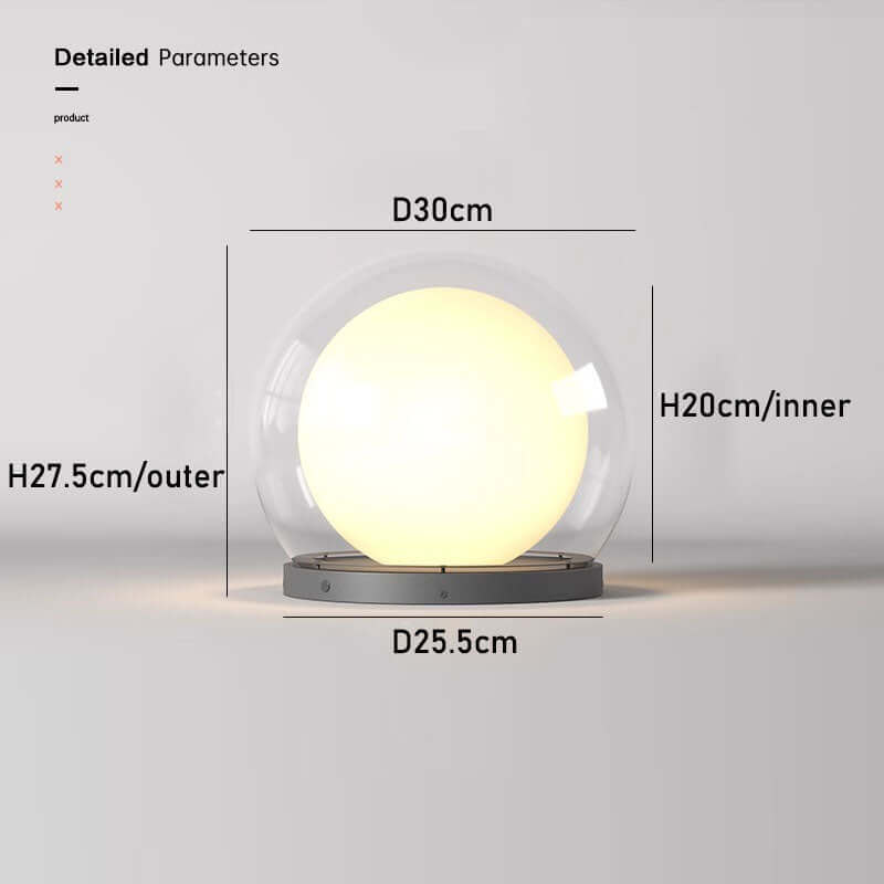 Modern Outdoor Lamp - Moon Shaped Design