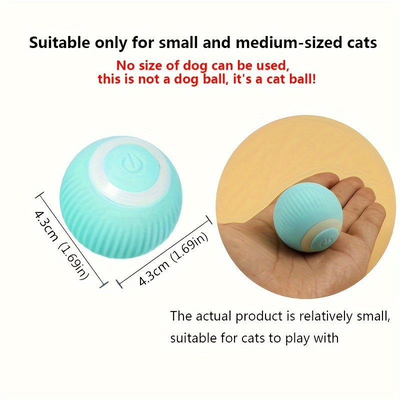 Smart Interactive Cat Ball - Automatic Rolling Toy for Interactive Fun
