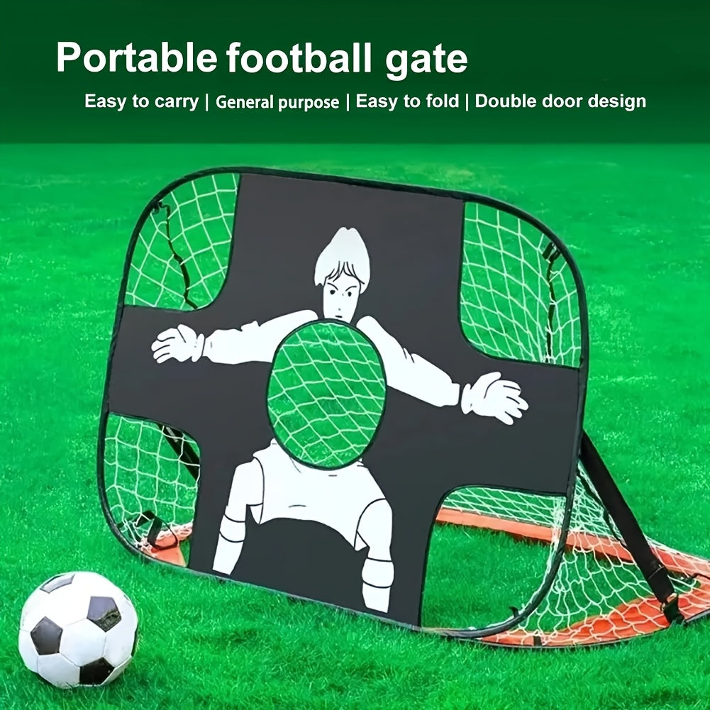2-in-1 Foldable Football Goal – Ideal for Training and Outdoor Fun