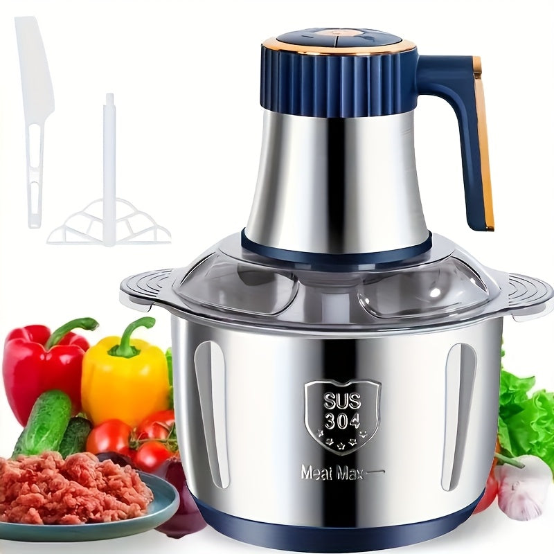 Powerful Stainless Steel Meat Grinder and Vegetable Slicer – Multifunctional Kitchen Machine