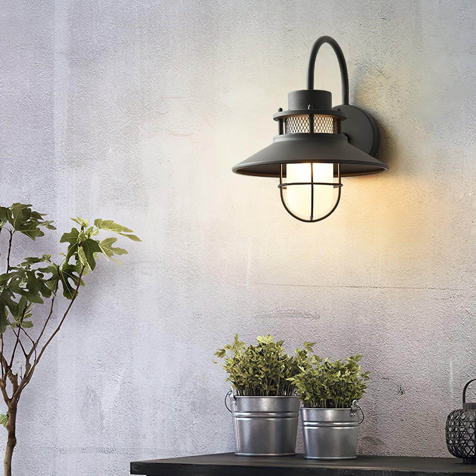 Industrial Outdoor Wall Light - Weatherproof
