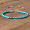 Braided Bracelet with 2.4 mm Natural Stone Beads – Seraphina