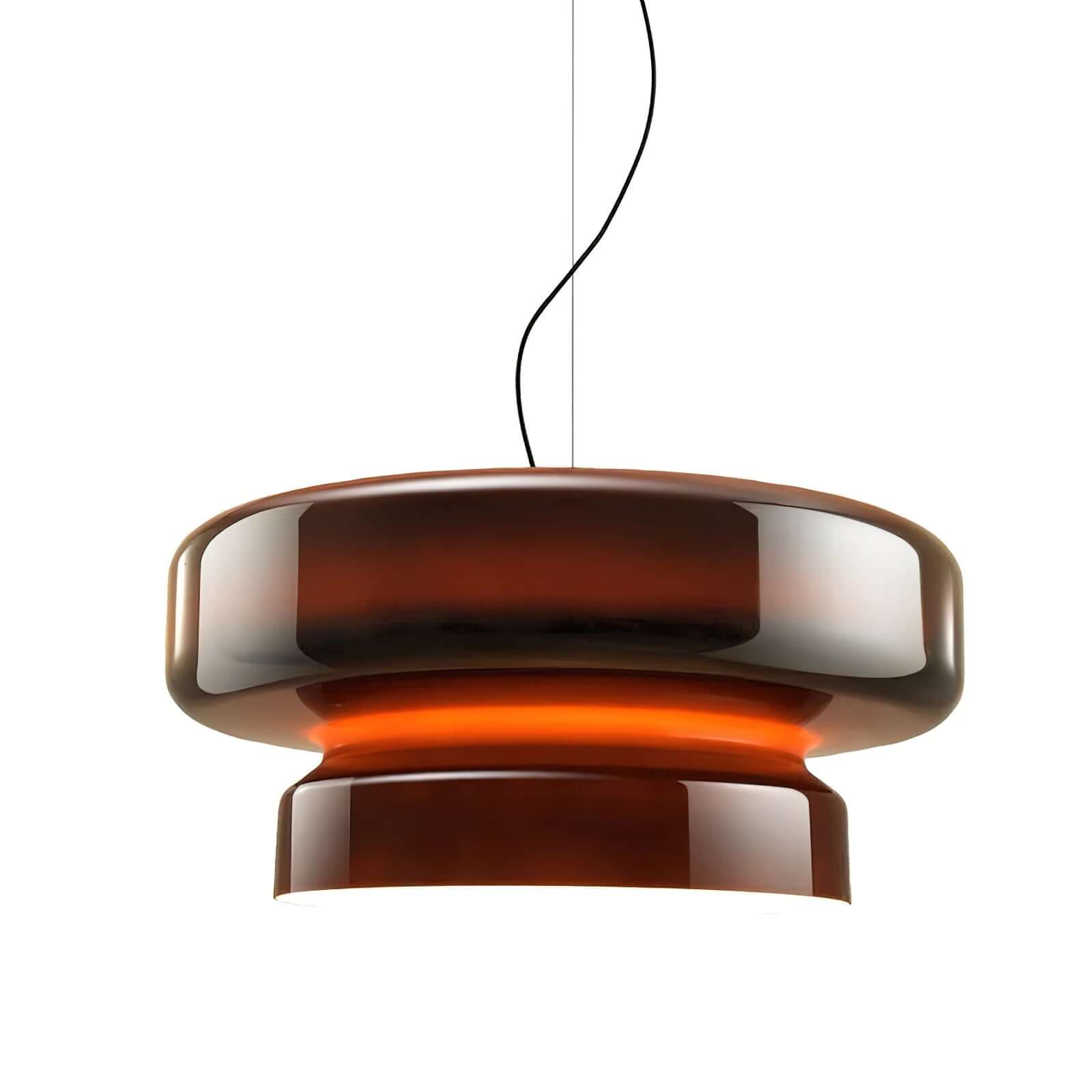 Bohemian Style Pendant Light - Glass & Metal LED