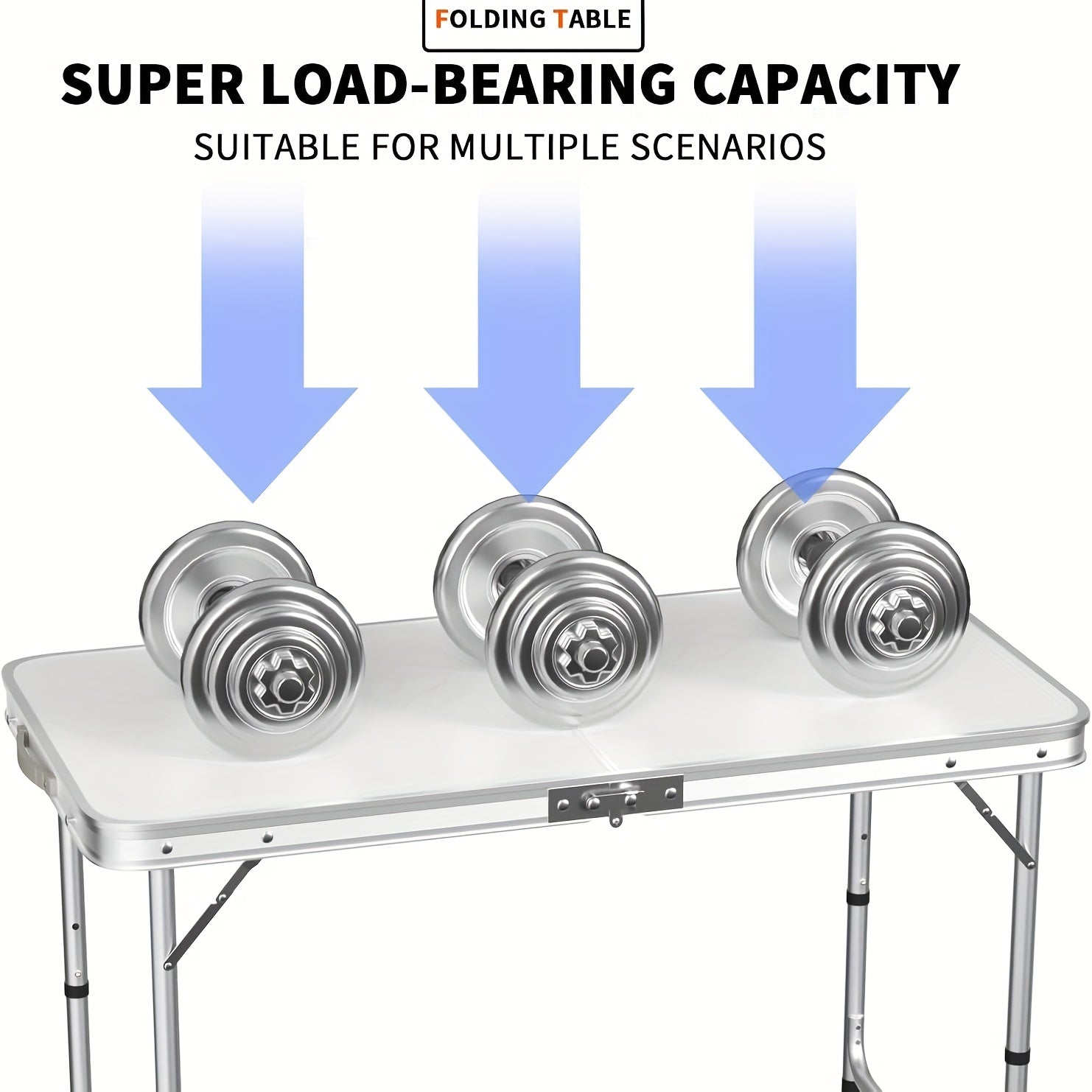 Folding Camping Table - Lightweight and Portable, Ideal for Parties and Outdoor Activities