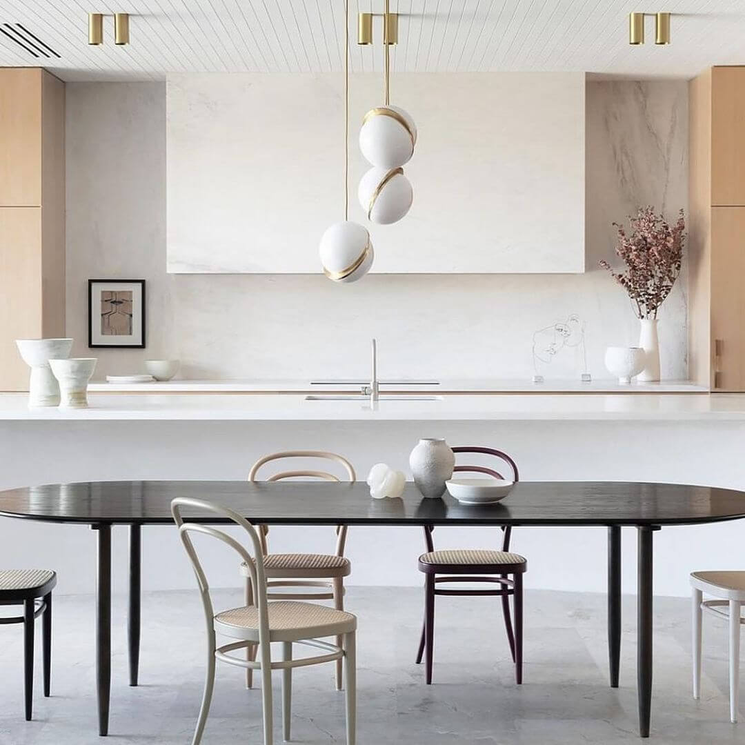 Half Moon Pendant Light - LED Pendant Light