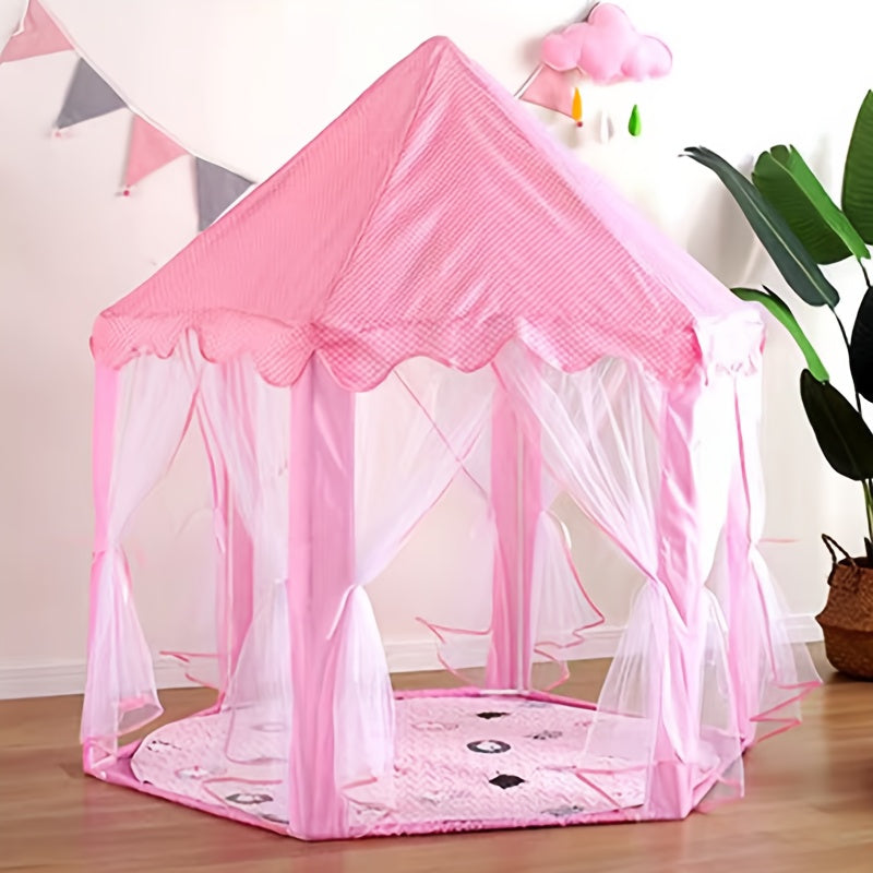 Pink Princess Castle Tent – For Indoor and Outdoor Play