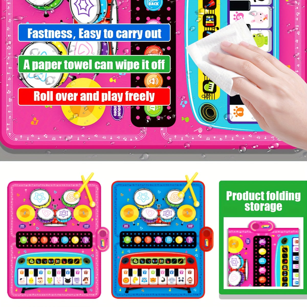 Colourful Music Play Mat - For a Creative Musical Experience