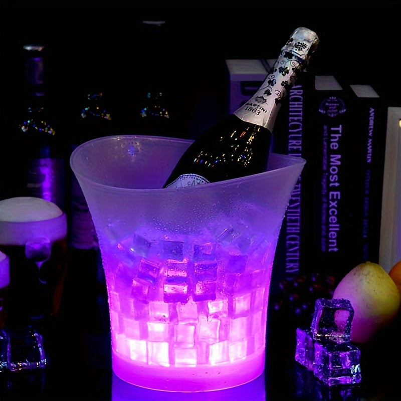 5L LED Illuminated Ice Bucket – Perfect for Champagne and Beer