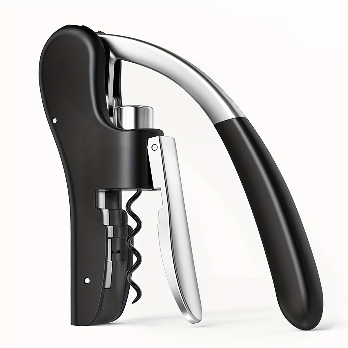 Ergonomic Corkscrew – Quickly and Safely Open Wine Bottles for Home and Hospitality