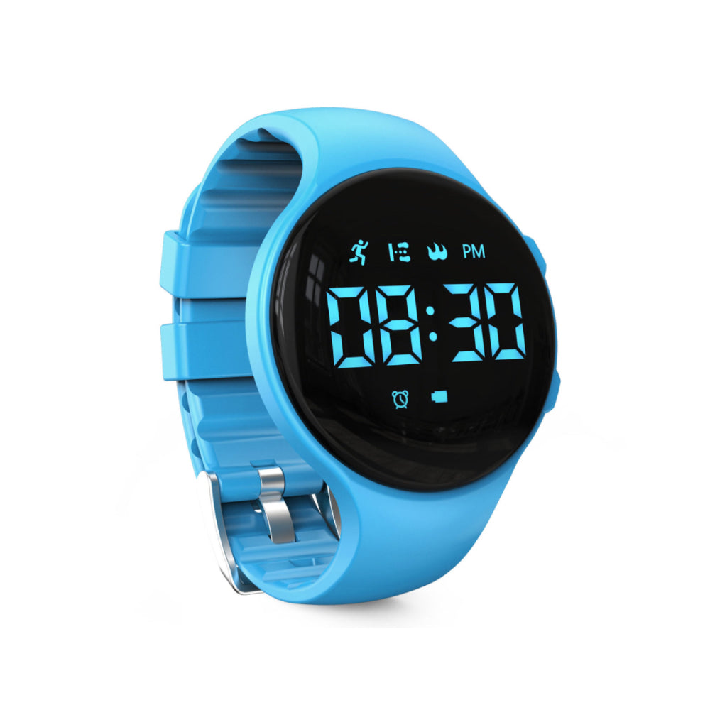 LED Digital Pedometer Watch with Vibrating Alarm – Fitness Tracker for Children