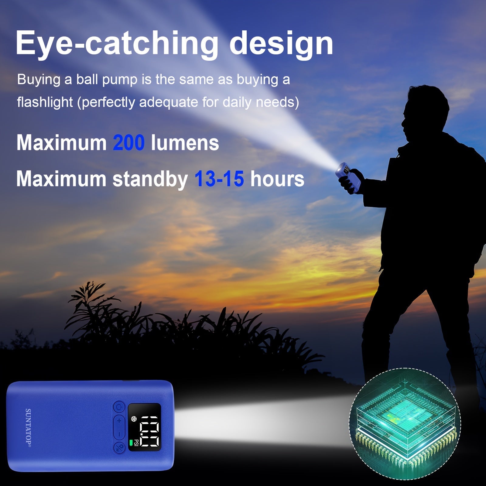 Automatic Ball Pump 20 PSI – Quick and Convenient for Various Sports Balls