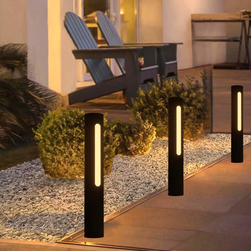 Modern LED Outdoor Wall Light - Metal & Acrylic