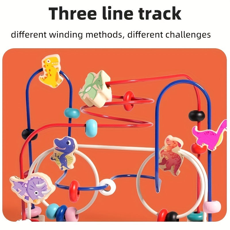 Educational Wooden Bead Maze - For Fine Motor Skills