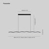 LED Pendant Light with Modern Wave Line Design – WaveGlow