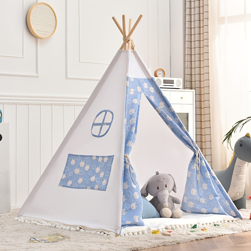 KiddieTipi Multifunctional Tipi Tent - Soft Tents for Indoor and Outdoor Use