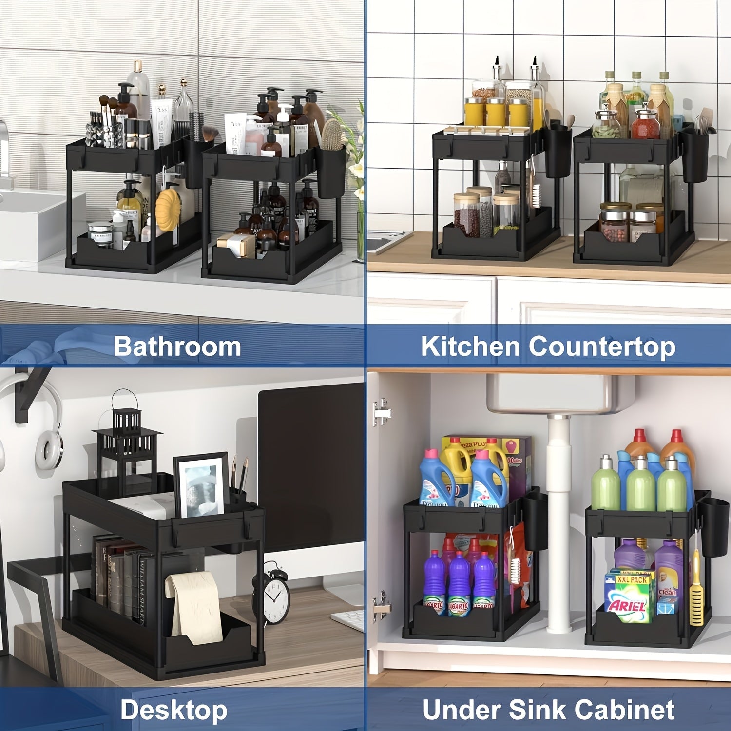 Multifunctional Sliding Organiser – Practical and Space-Saving