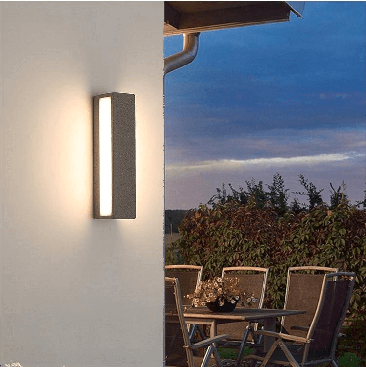 LED Outdoor Wall Light - Right Angle Design
