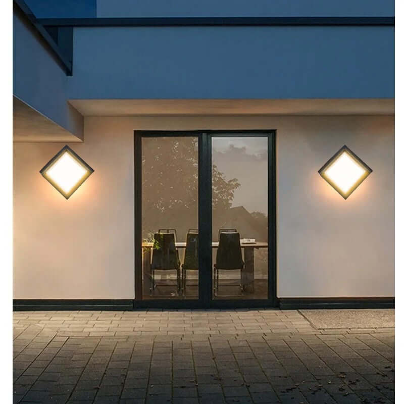 Modern Outdoor Wall Light with Motion Sensor