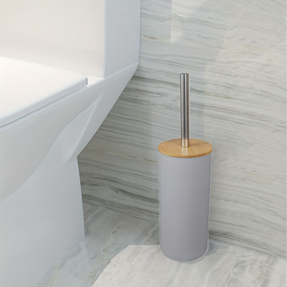 Minimalist Toilet Brush Set – Durable and Handy for Bathroom Use