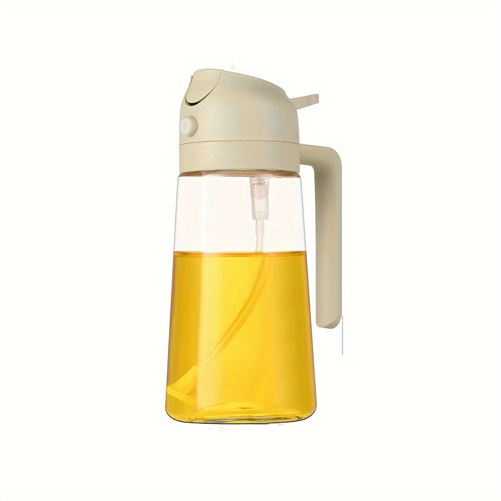 2-in-1 Oil Dispenser and Spray Bottle - Precise Oil Control for Kitchen and BBQ