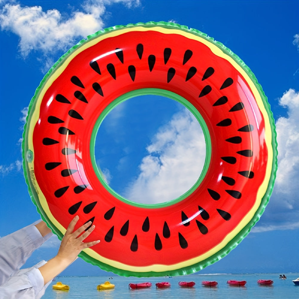 Fruit-Themed Inflatable Pool Floats – Set of 3 Durable Rings