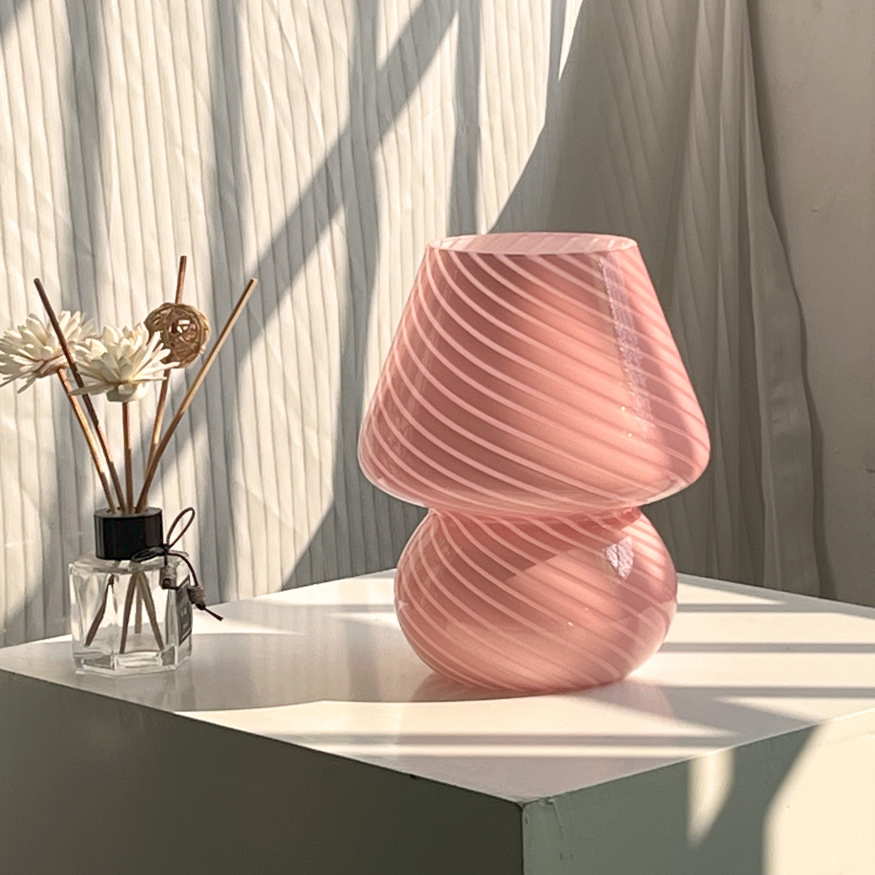 Striped Table Lamp - Atmospheric and Timeless Design