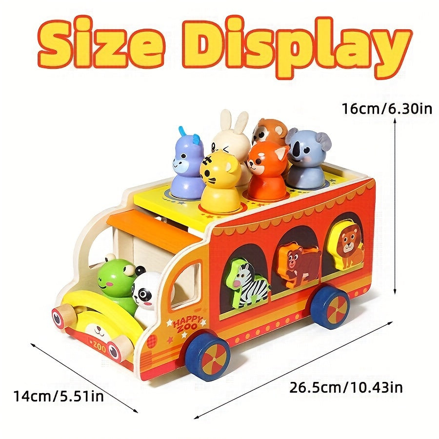 Educational Circus Animals Truck - For Creative Play and Learning