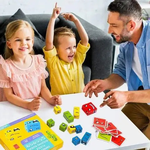 Interactive Expression Building Block Game for Children – MimikMatch