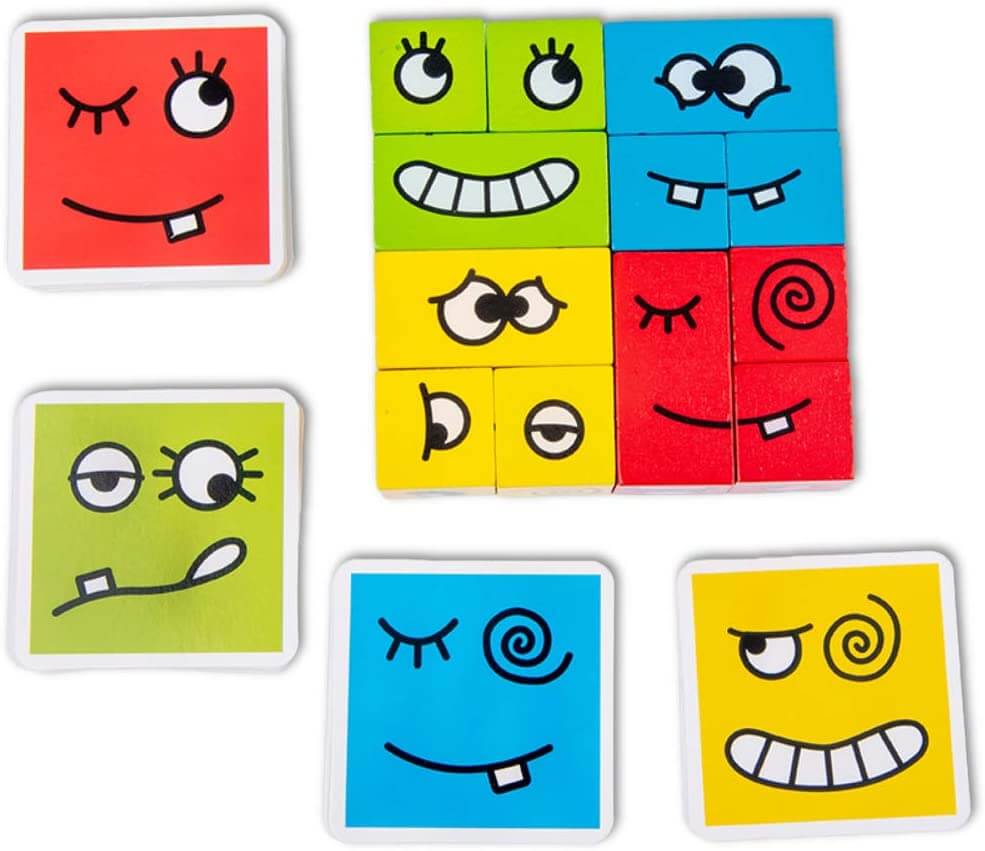 Interactive Expression Building Block Game for Children – MimikMatch