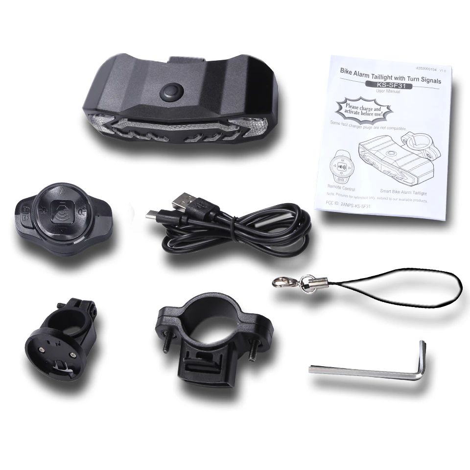 Smart Rear Light Alarm - BikeGuard™