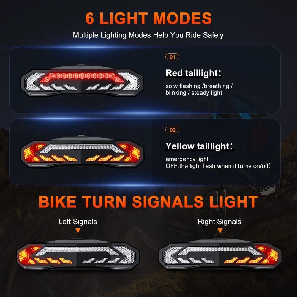 Smart Rear Light Alarm - BikeGuard™