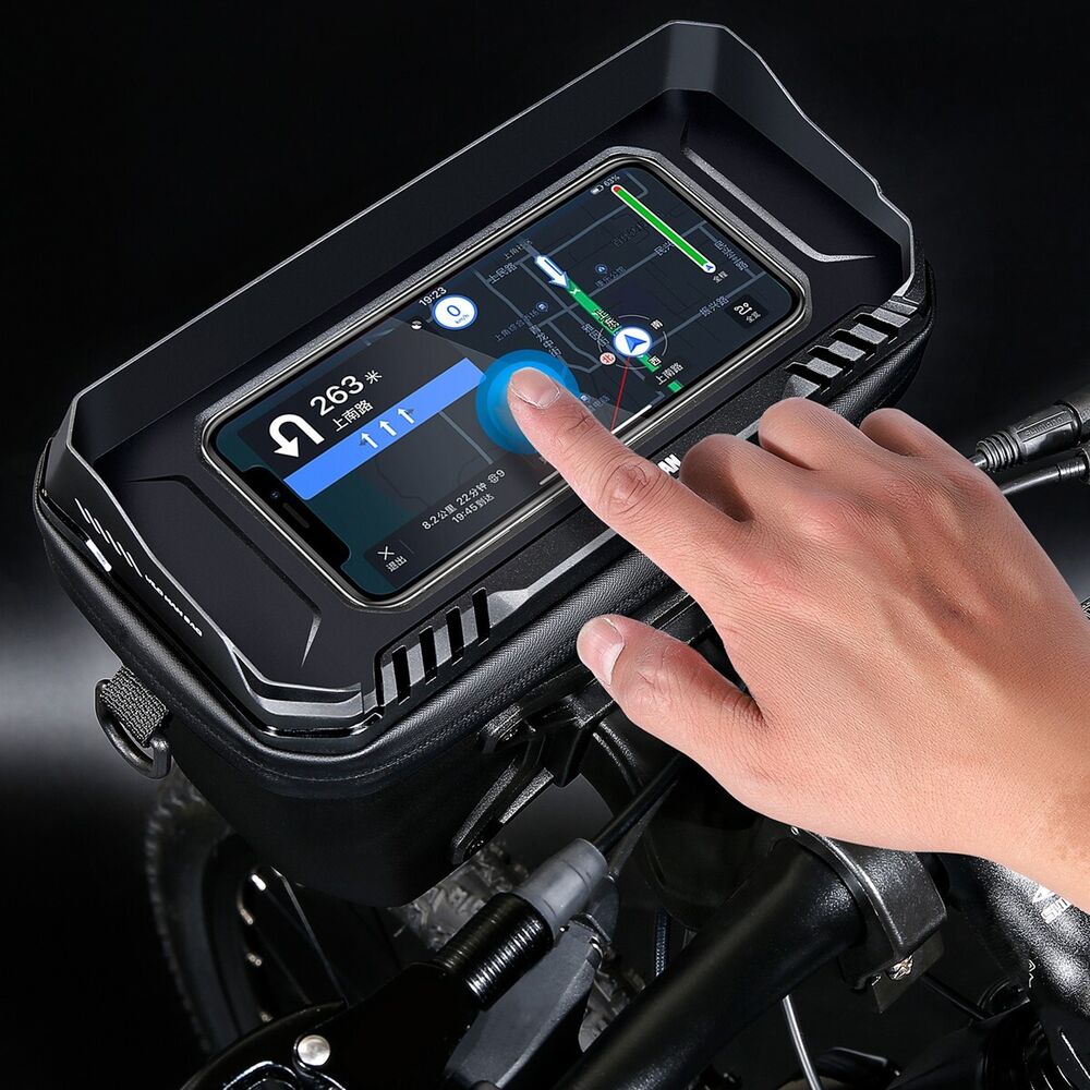 Handlebar Bag for Smartphone and Essentials - RideEase