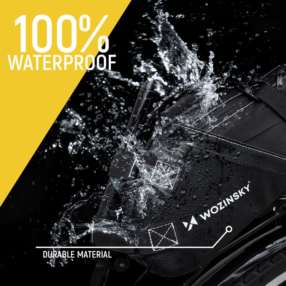Waterproof Bicycle Saddle Bag with Large Volume – AquaTrail