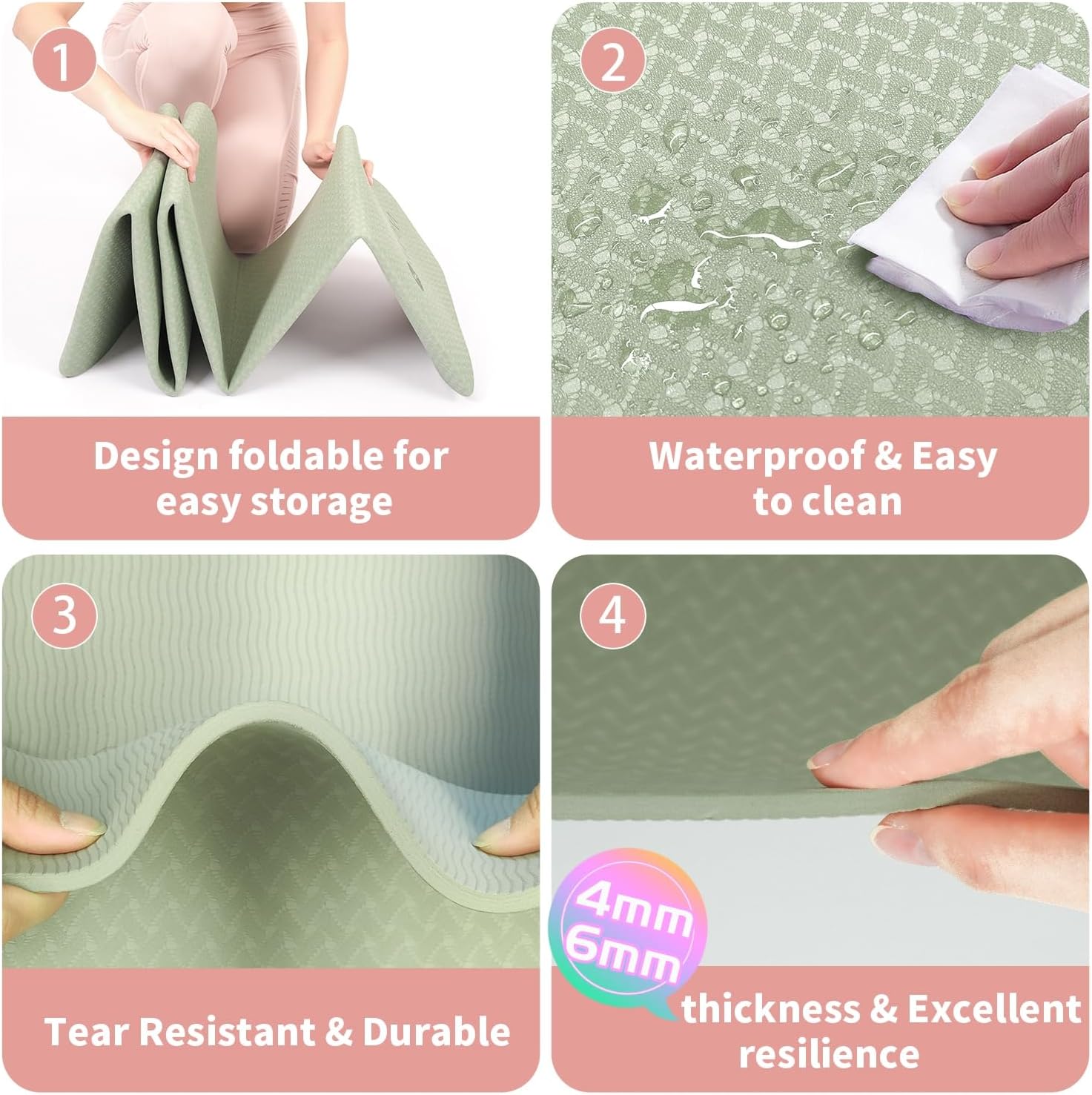 Thick Foldable Yoga Mat - FlexiMat