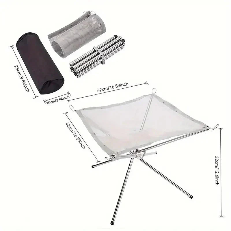 Foldable Fire Pit Stand - FireFlex