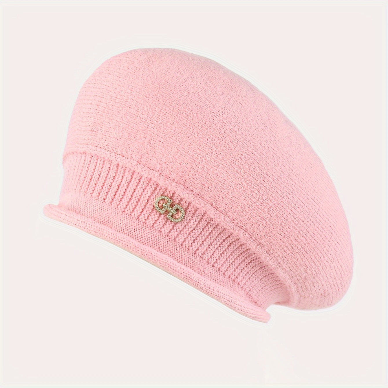 Chic Knitted Beret for Women - Elegance and Warmth for Winter