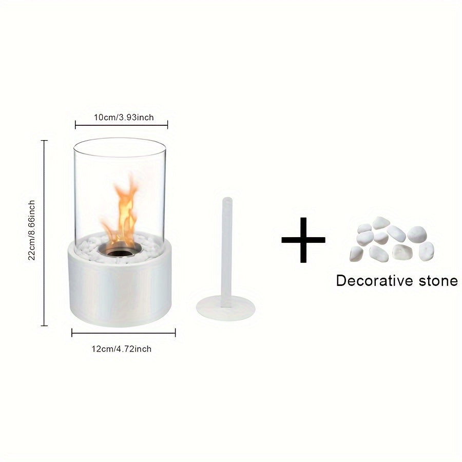 Rustic Table Fire – Portable Alcohol Heating Stove for Indoor and Outdoor Use