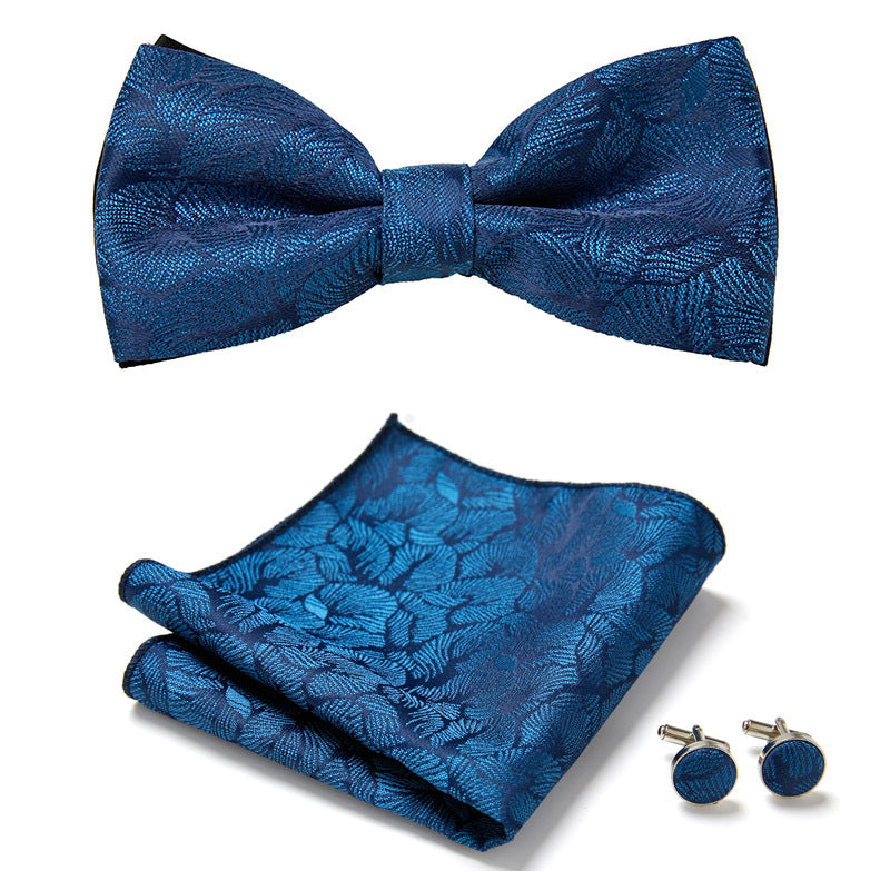 Three-Piece Set with Stylish Bow Ties